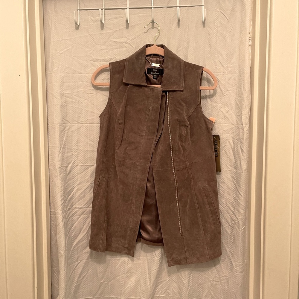 Leather vest